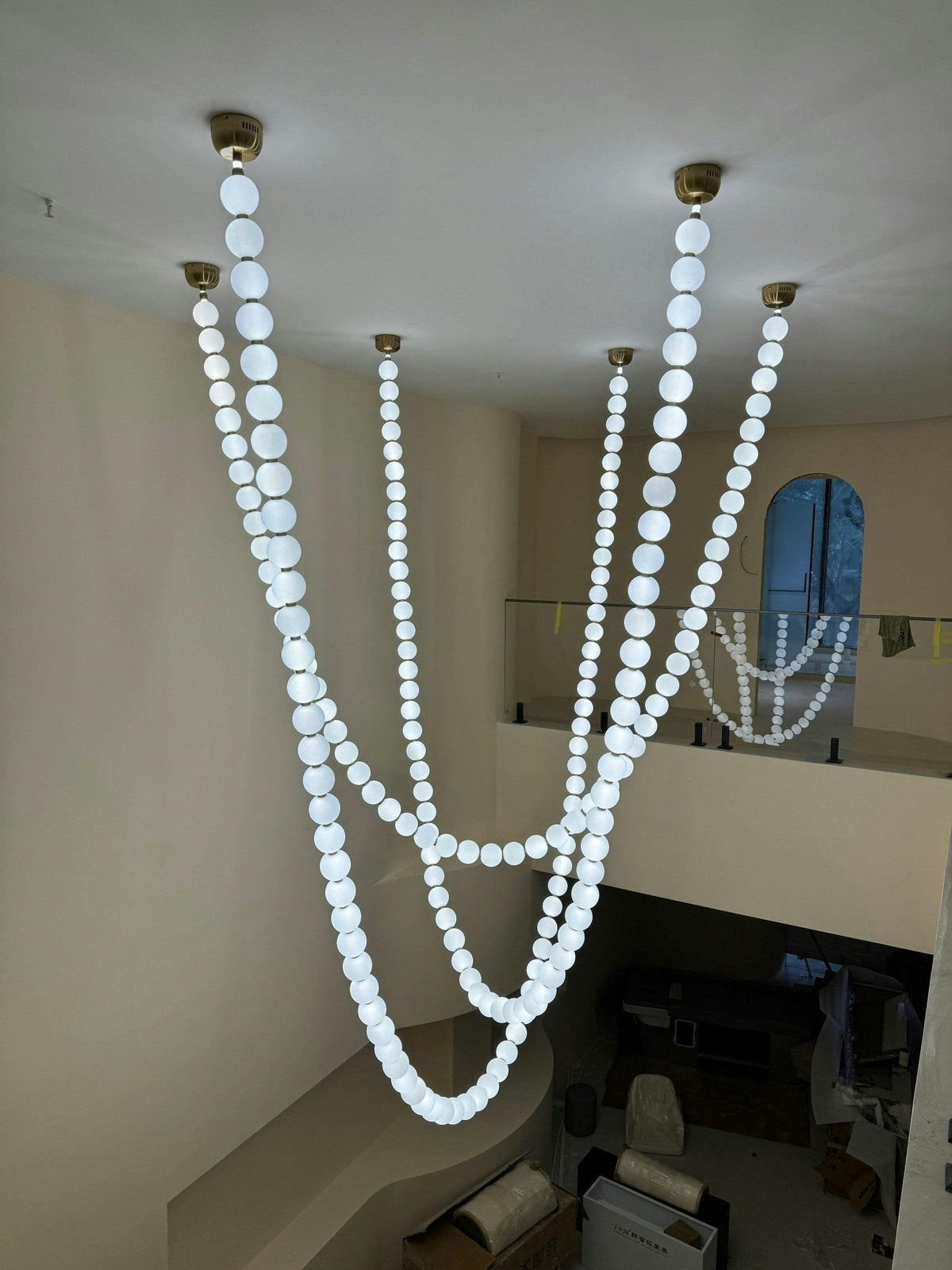 Zalvarin Chandelier Sputnik en Laiton - Neutralighting