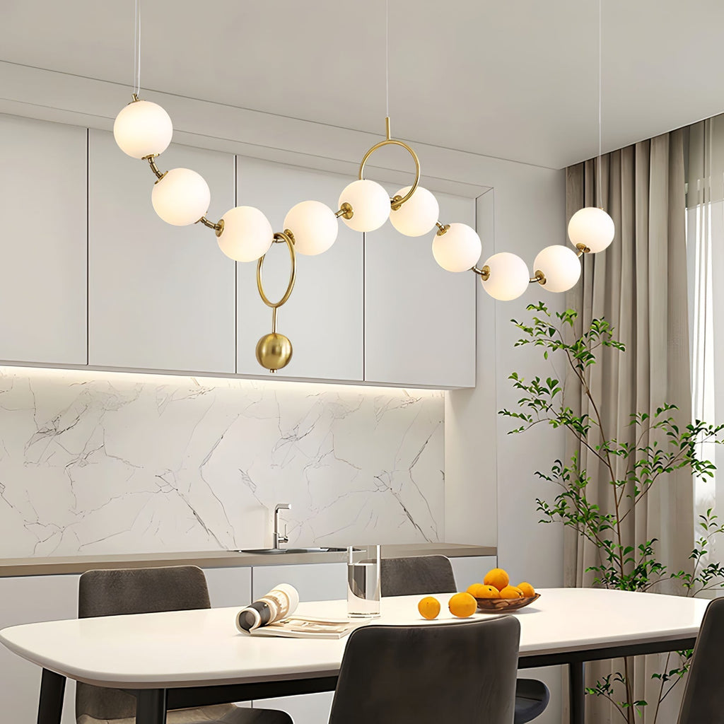 Lustra Suspension Lampe Collier en Verre - Neutralighting