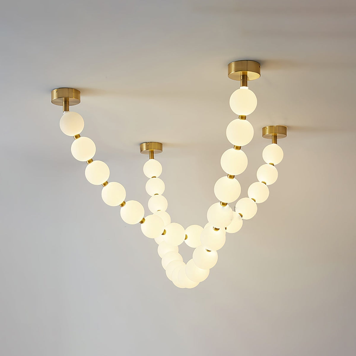 Zalvarin Chandelier Sputnik en Laiton - Neutralighting