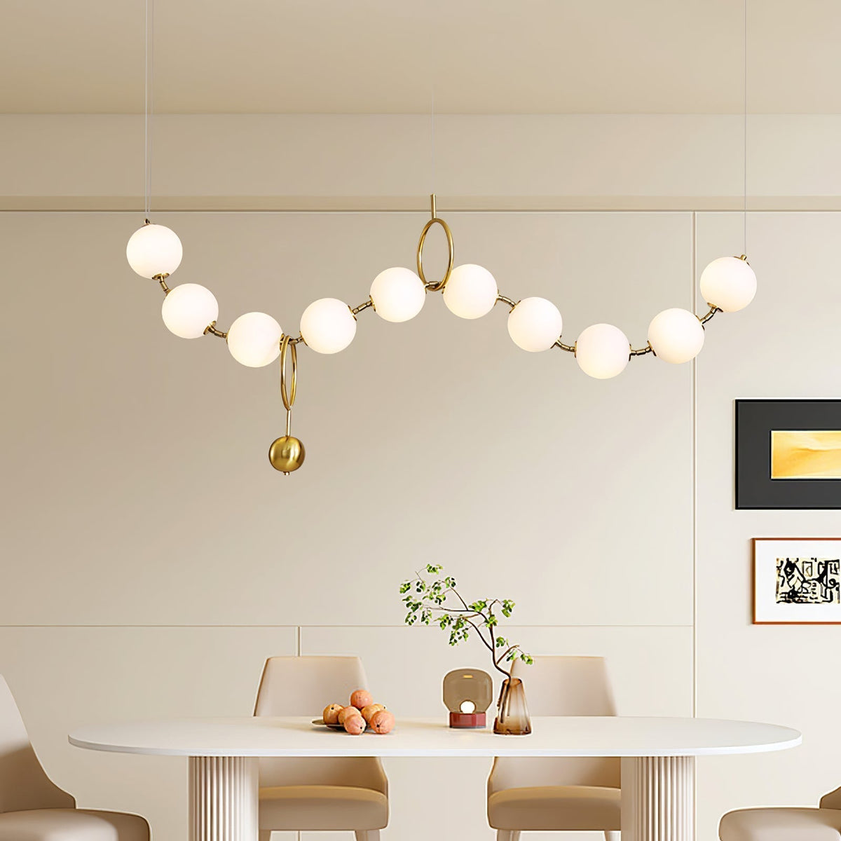 Lustra Suspension Lampe Collier en Verre - Neutralighting