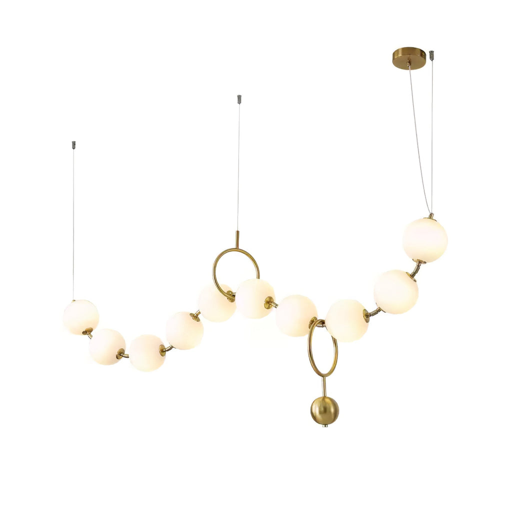 Lustra Suspension Lampe Collier en Verre - Neutralighting