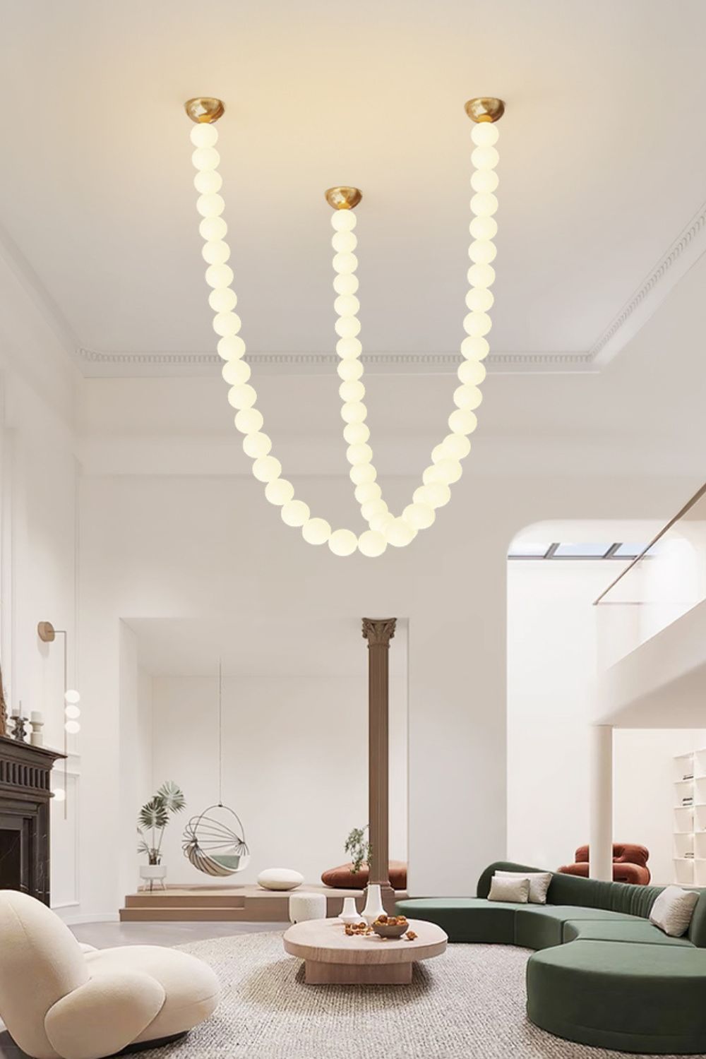 Zalvarin Chandelier Sputnik en Laiton - Neutralighting