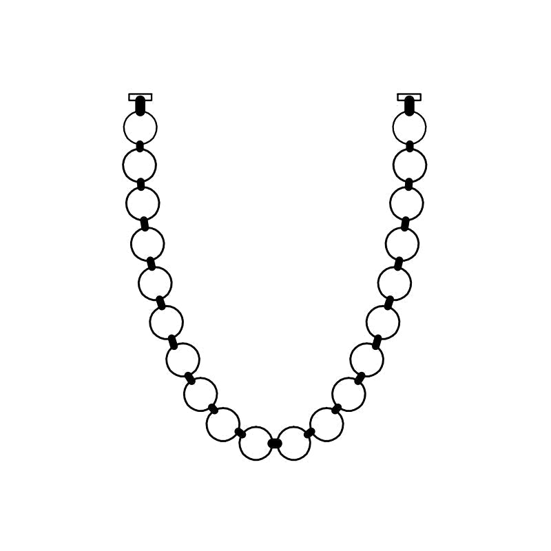 Icarara Lustre Verre Collier De Perles Moderne - Neutralighting