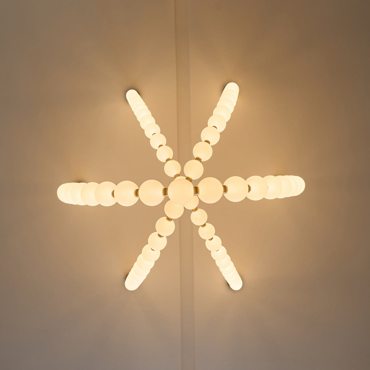 Icarara Lustre Verre Collier De Perles Moderne - Neutralighting