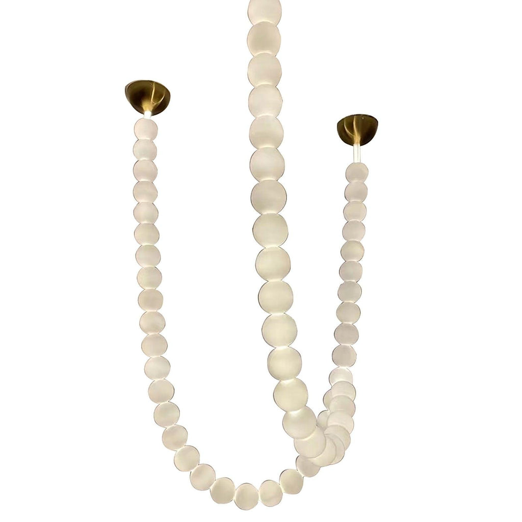Petal Chandelier Collier de Perles Luxueux - Neutralighting