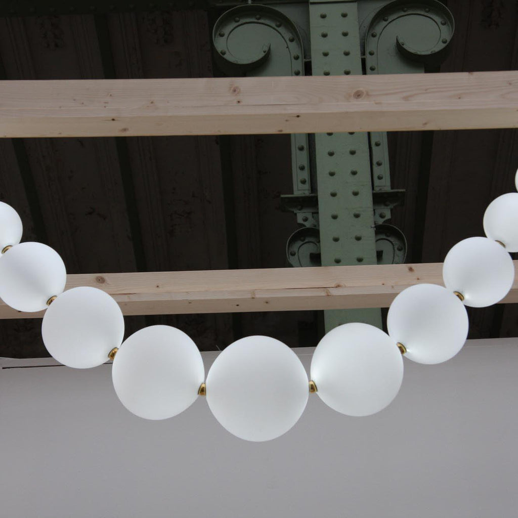 Petal Chandelier Collier de Perles Luxueux - Neutralighting