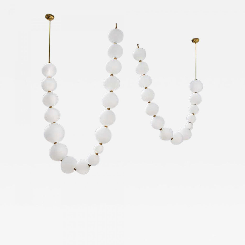 Petal Chandelier Collier de Perles Luxueux - Neutralighting