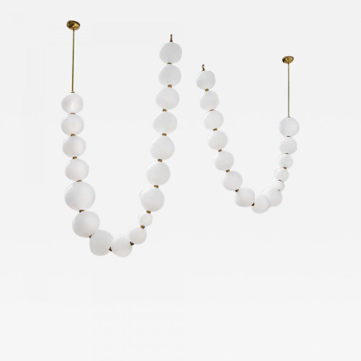 Petal Chandelier Collier de Perles Luxueux - Neutralighting