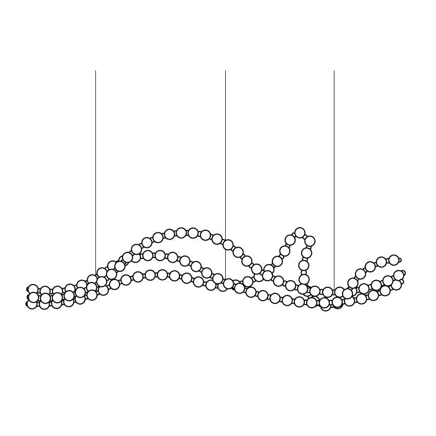 Petal Chandelier Collier de Perles Luxueux - Neutralighting