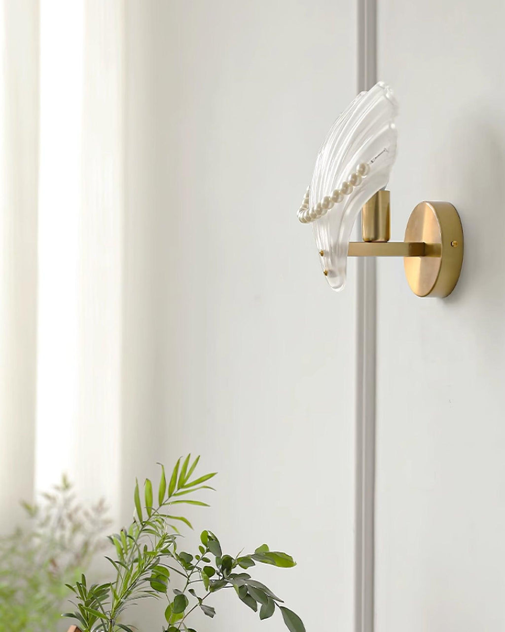 Applique murale Pearl Shell Élégante - Neutralighting