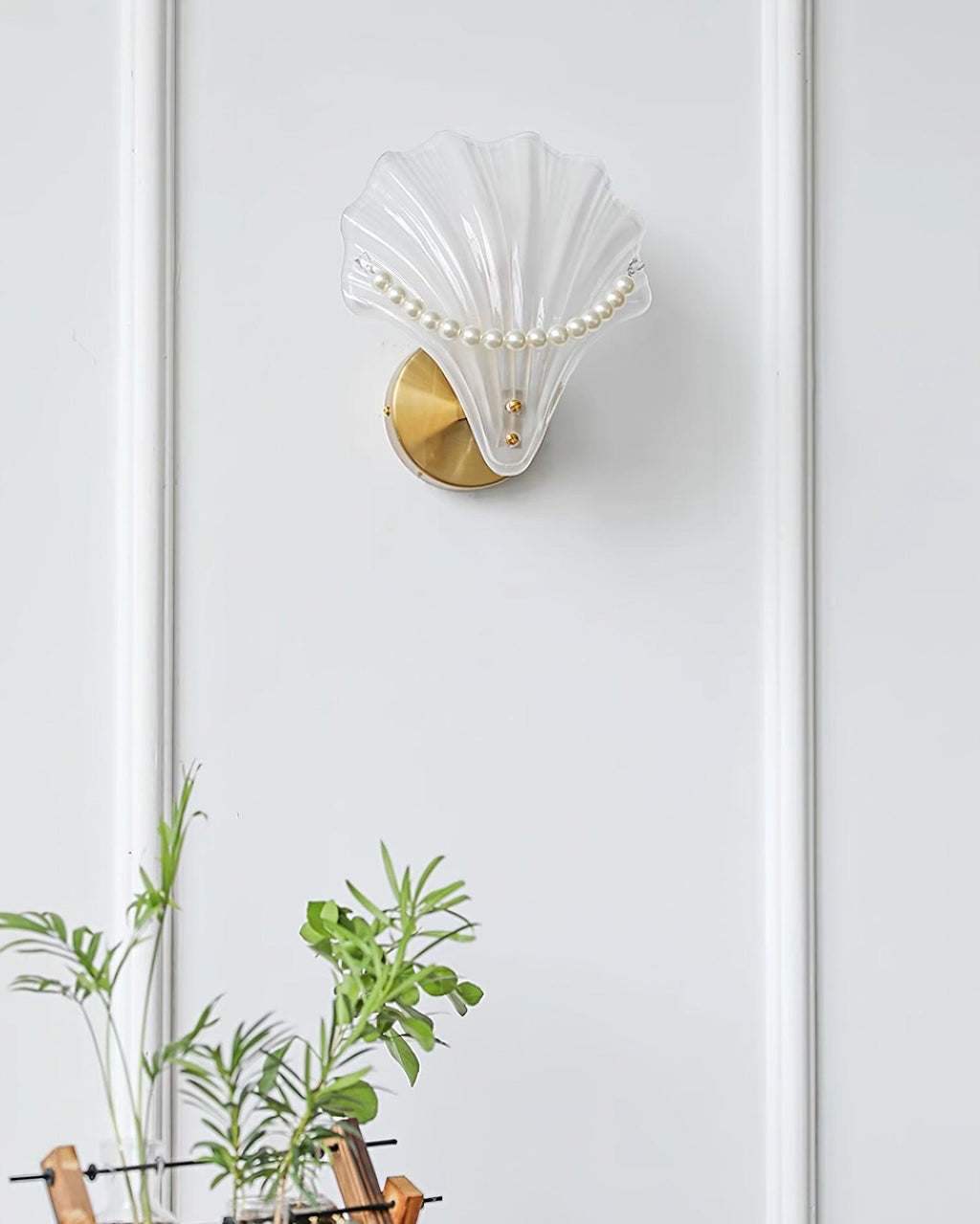 Applique murale Pearl Shell Élégante - Neutralighting