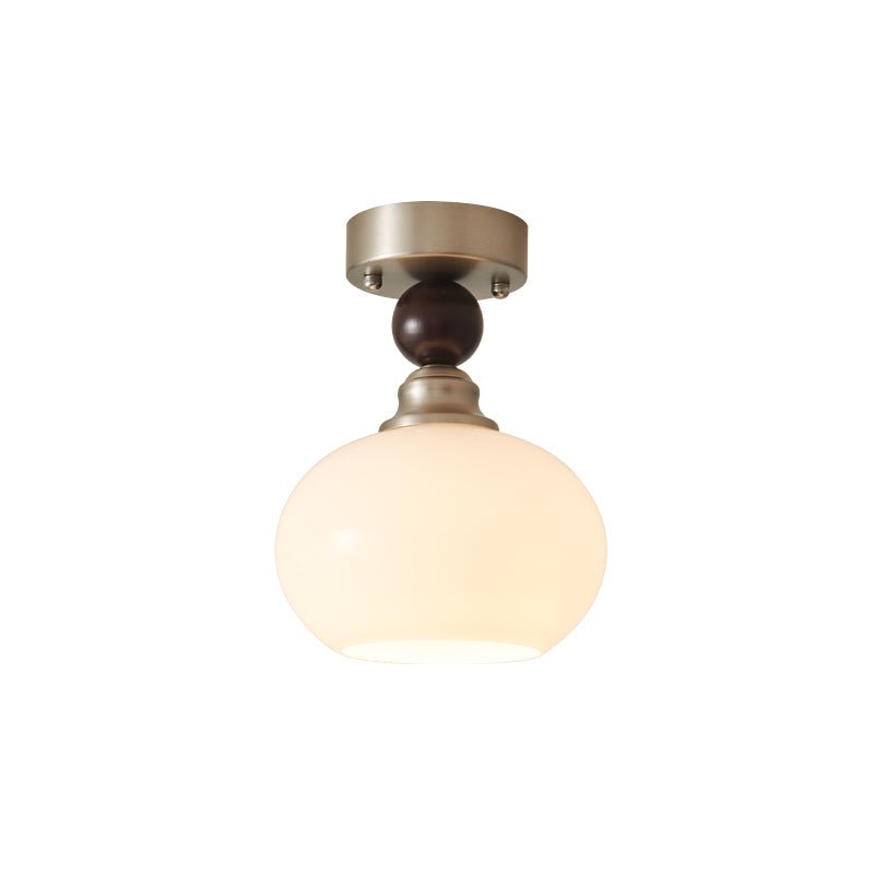 Ivcarila Plafonnier en Verre Perle Sphère Minimaliste Moderne - Neutralighting