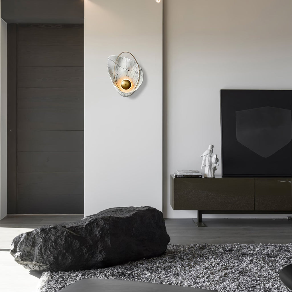 Vethaora Applique Murale en Résine Perle Art Nordique Premium - Neutralighting