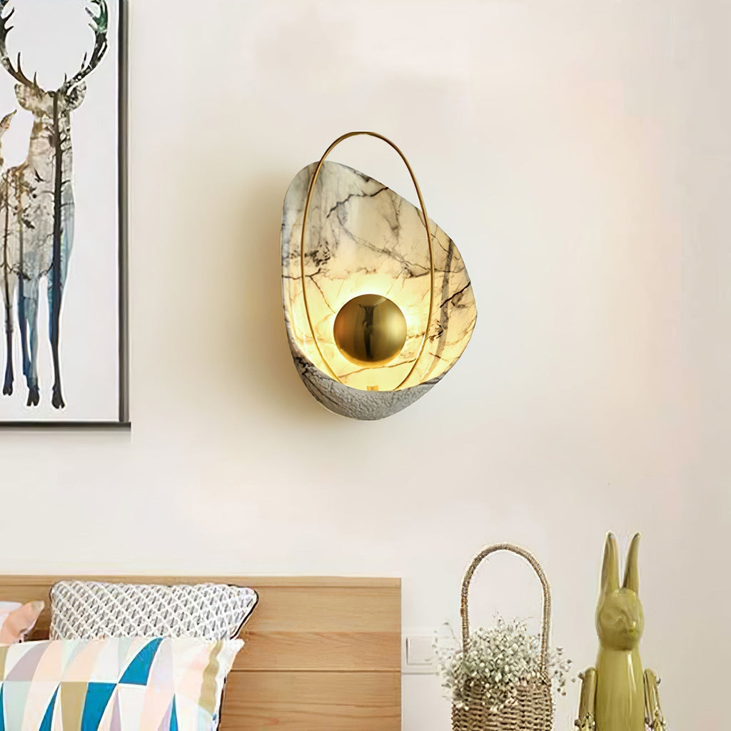 Vethaora Applique Murale en Résine Perle Art Nordique Premium - Neutralighting