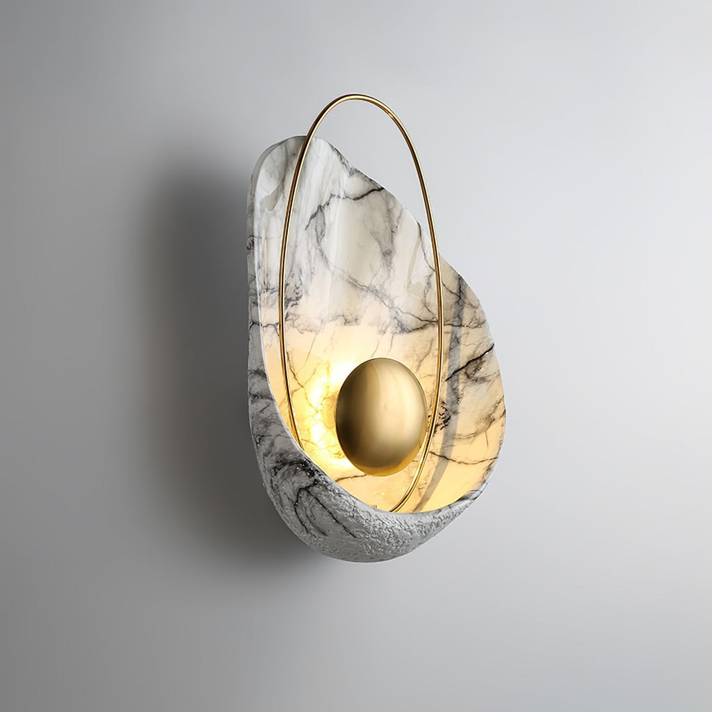 Vethaora Applique Murale en Résine Perle Art Nordique Premium - Neutralighting