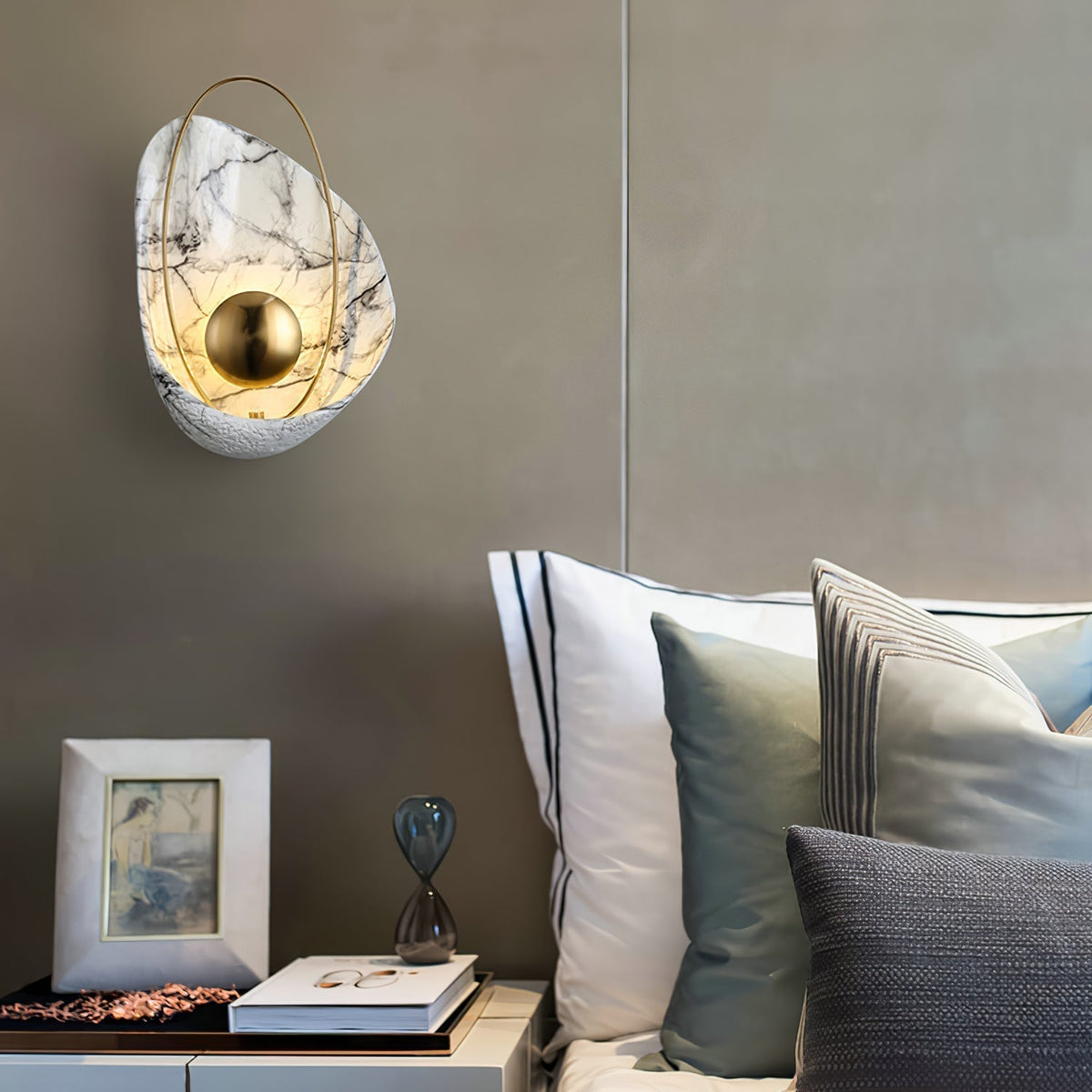 Vethaora Applique Murale en Résine Perle Art Nordique Premium - Neutralighting