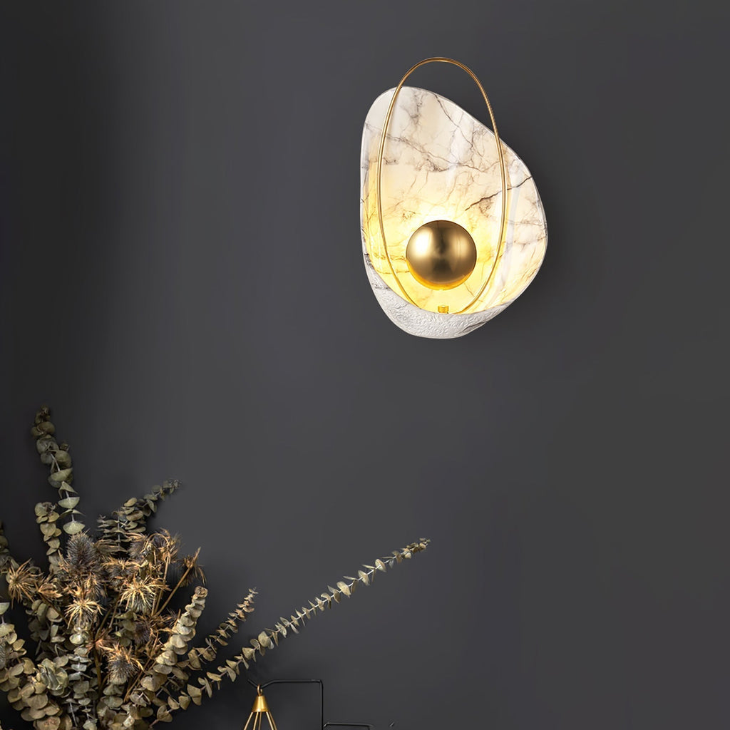 Vethaora Applique Murale en Résine Perle Art Nordique Premium - Neutralighting