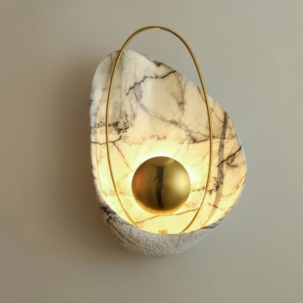 Vethaora Applique Murale en Résine Perle Art Nordique Premium - Neutralighting