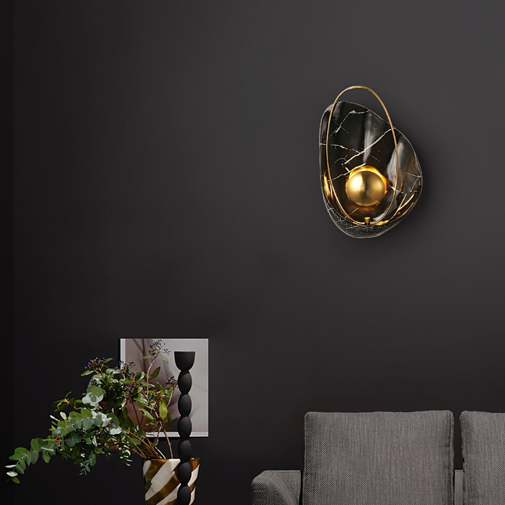 Vethaora Applique Murale en Résine Perle Art Nordique Premium - Neutralighting