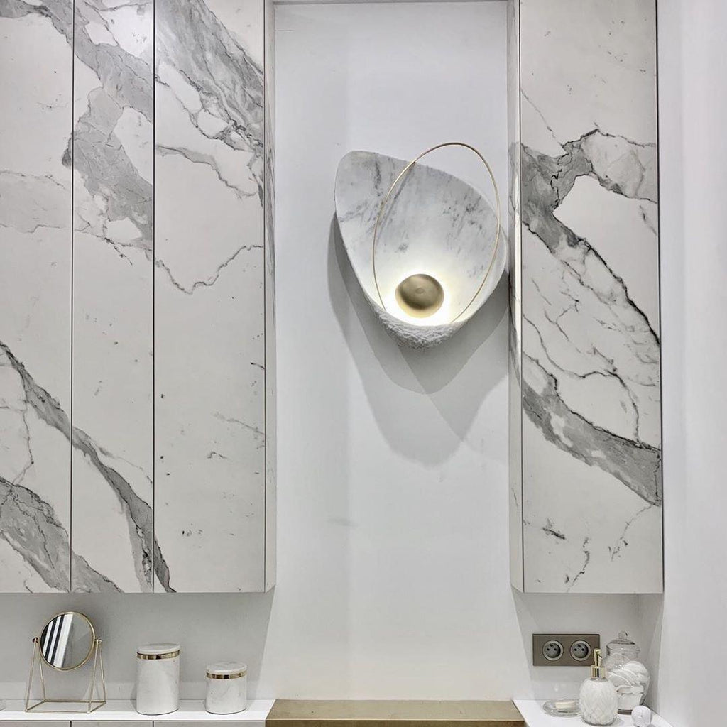 Vethaora Applique Murale en Résine Perle Art Nordique Premium - Neutralighting