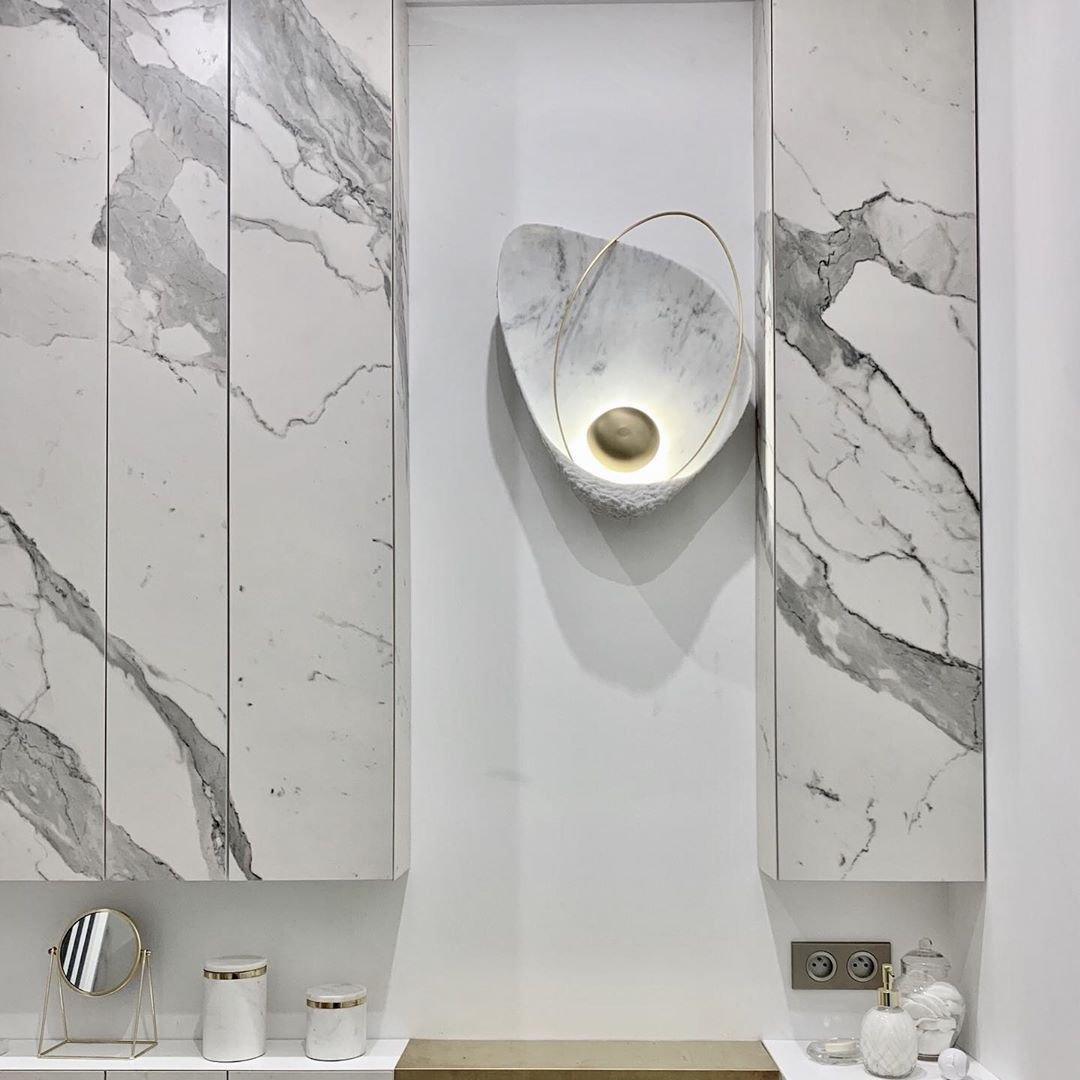 Vethaora Applique Murale en Résine Perle Art Nordique Premium - Neutralighting