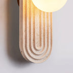 Pebivo Applique Murale Moderne en Travertin - Neutralighting