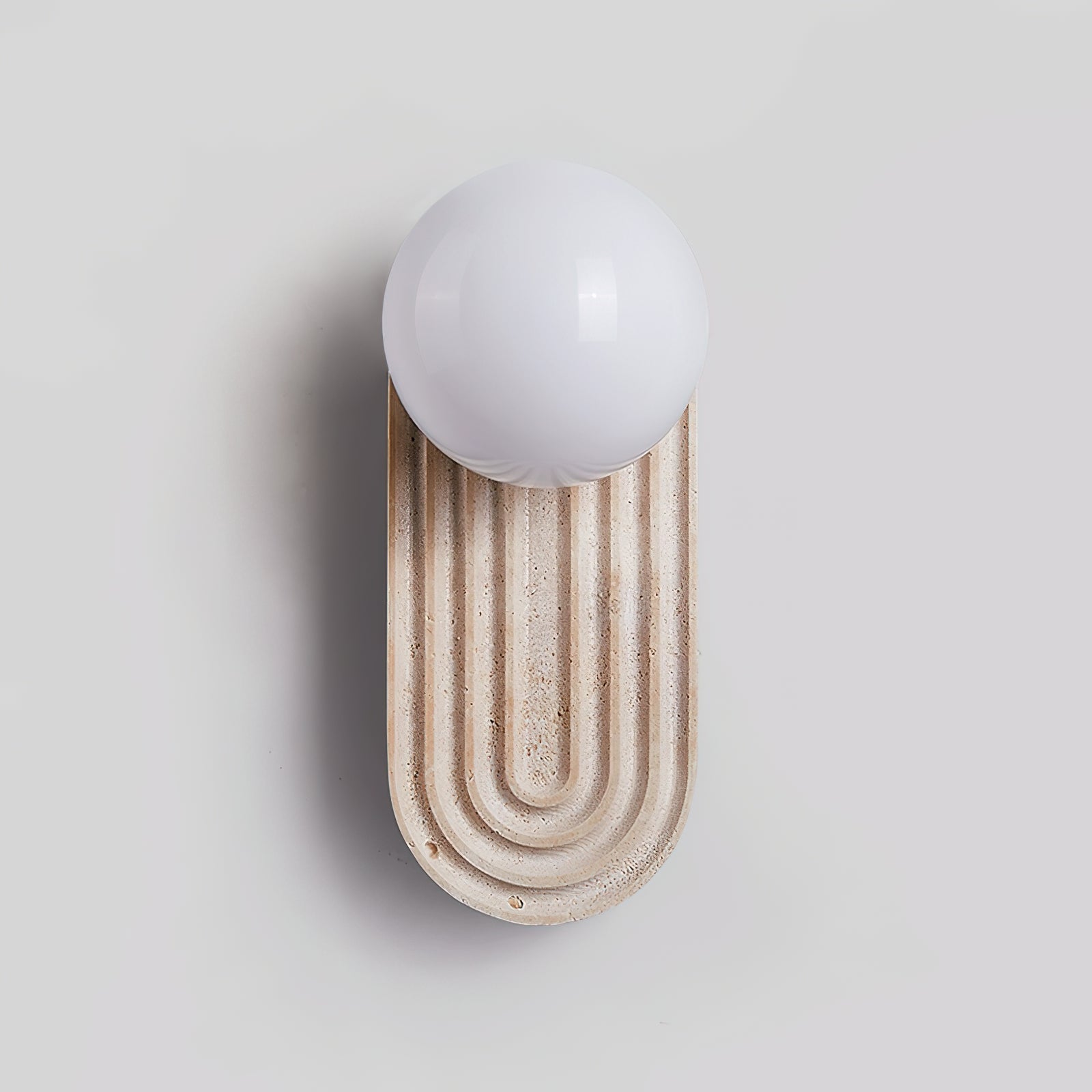 Pebivo Applique Murale Moderne en Travertin - Neutralighting