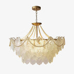 Lustra Chandelier en Perles et Verre Luxe - Neutralighting