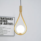 Droplet Lampe Pendante en Laiton Moderne - Neutralighting