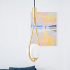 Droplet Lampe Pendante en Laiton Moderne - Neutralighting