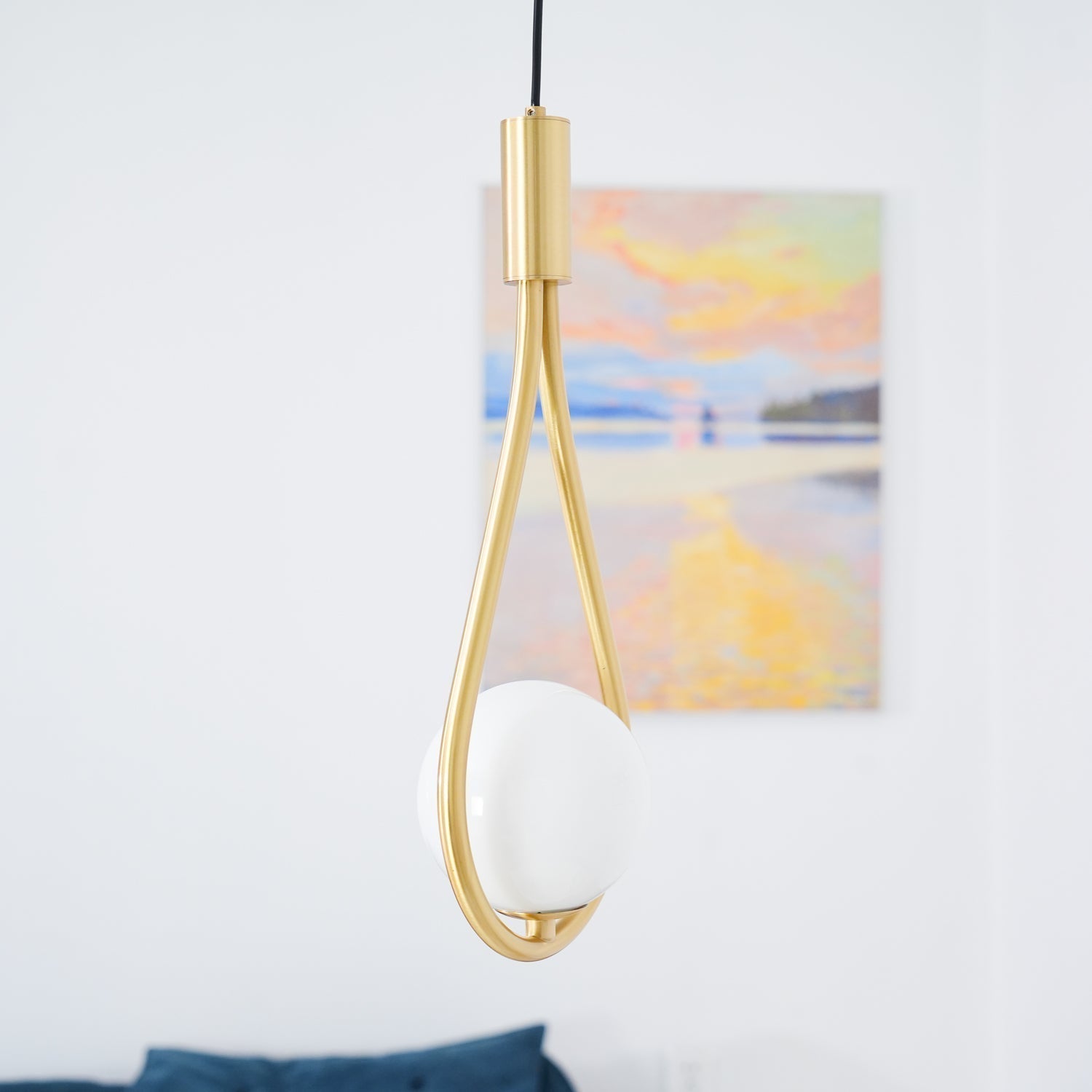 Droplet Lampe Pendante en Laiton Moderne - Neutralighting