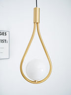 Droplet Lampe Pendante en Laiton Moderne - Neutralighting