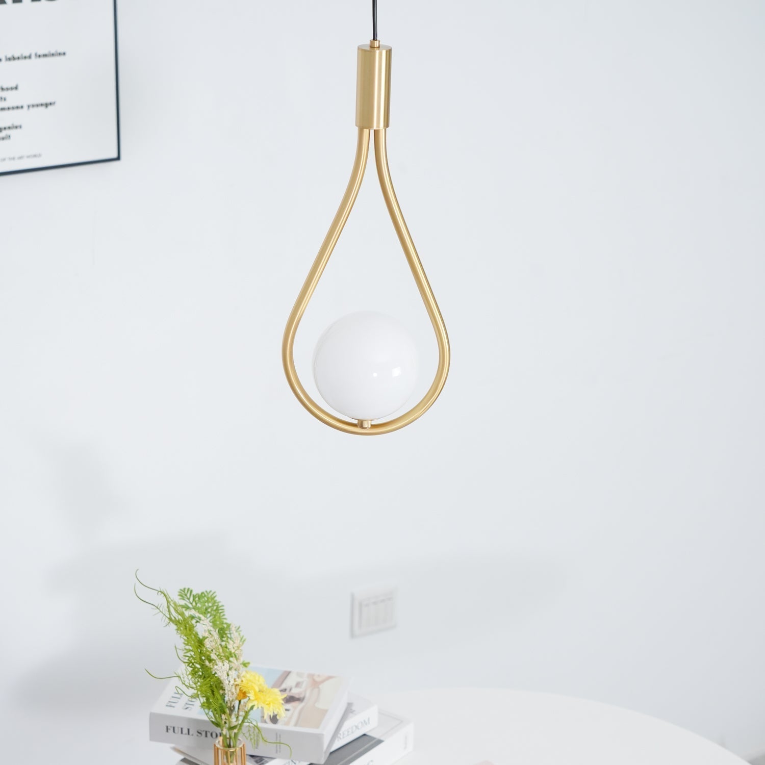 Droplet Lampe Pendante en Laiton Moderne - Neutralighting