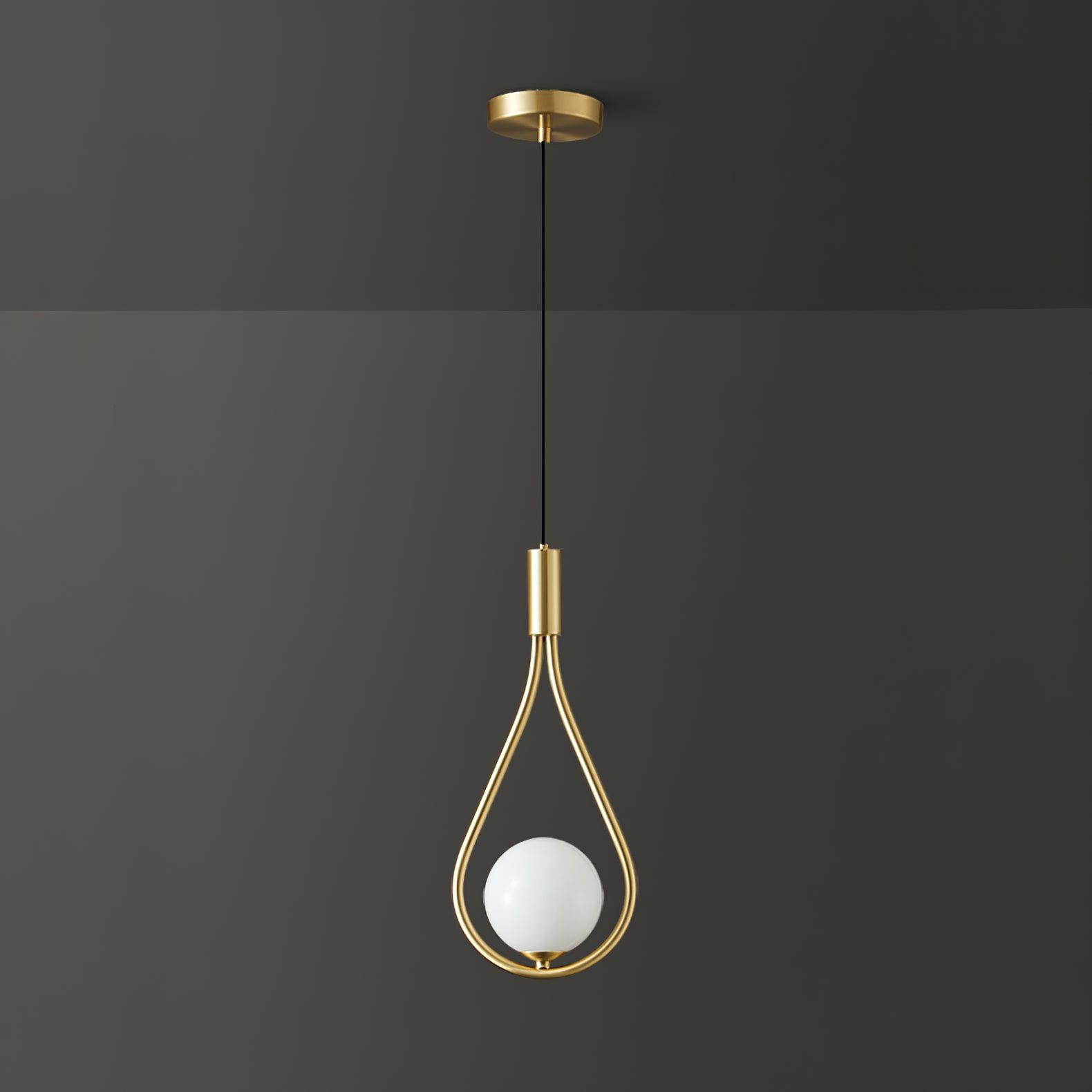 Droplet Lampe Pendante en Laiton Moderne - Neutralighting