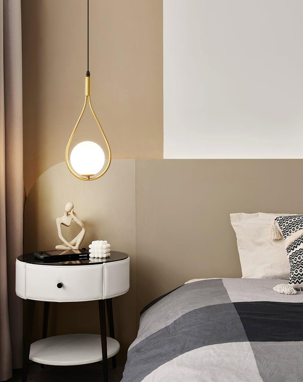 Droplet Lampe Pendante en Laiton Moderne - Neutralighting