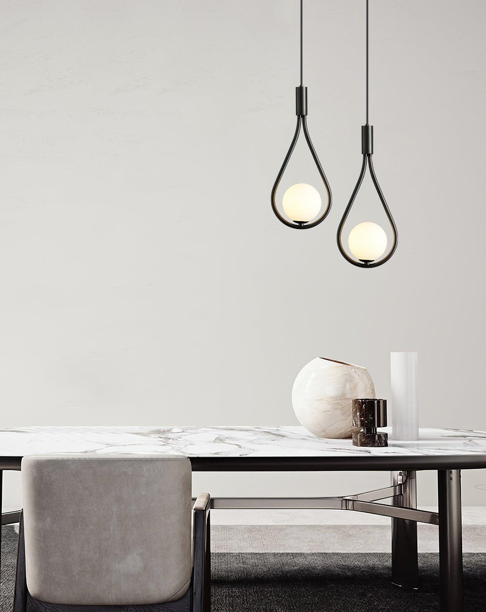Droplet Lampe Pendante en Laiton Moderne - Neutralighting