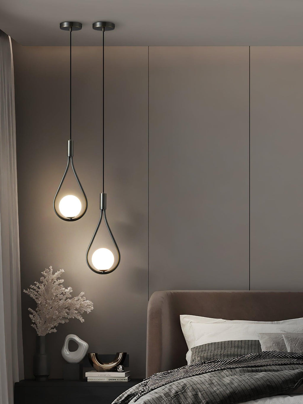 Droplet Lampe Pendante en Laiton Moderne - Neutralighting