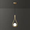 Droplet Lampe Pendante en Laiton Moderne - Neutralighting