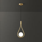Droplet Lampe Pendante en Laiton Moderne - Neutralighting