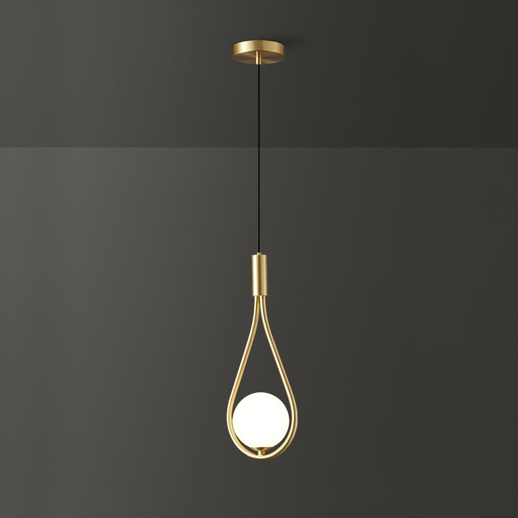 Droplet Lampe Pendante en Laiton Moderne - Neutralighting