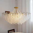Lustra Chandelier en Perles et Verre Luxe - Neutralighting