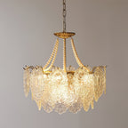 Lustra Chandelier en Perles et Verre Luxe - Neutralighting