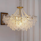 Lustra Chandelier en Perles et Verre Luxe - Neutralighting
