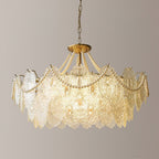 Lustra Chandelier en Perles et Verre Luxe - Neutralighting