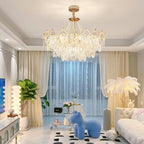 Lustra Chandelier en Perles et Verre Luxe - Neutralighting