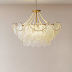 Lustra Chandelier en Perles et Verre Luxe - Neutralighting