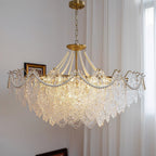 Lustra Chandelier en Perles et Verre Luxe - Neutralighting