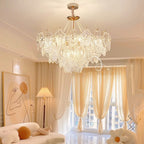Lustra Chandelier en Perles et Verre Luxe - Neutralighting