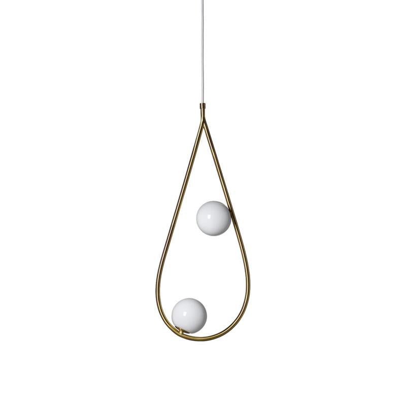 Ertheion Suspension Verre Perles Minimaliste - Neutralighting