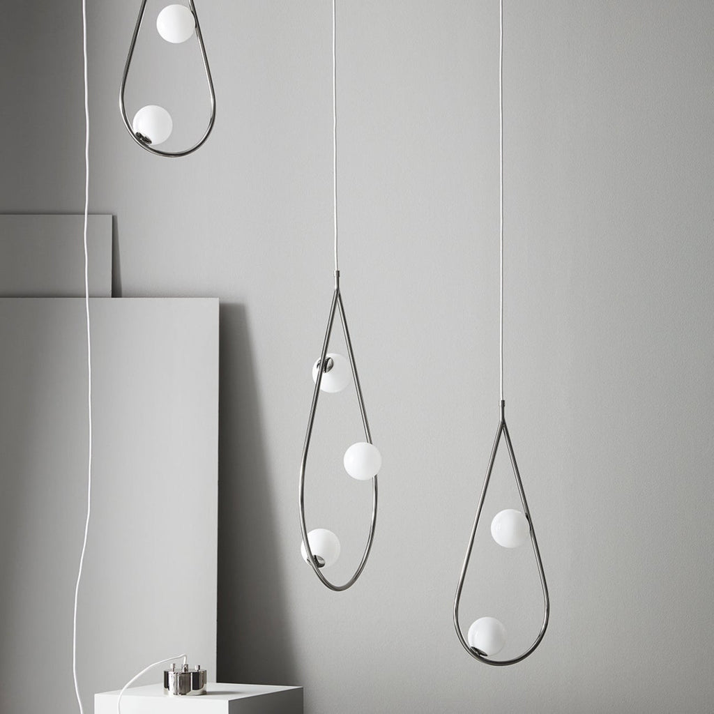 Ertheion Suspension Verre Perles Minimaliste - Neutralighting